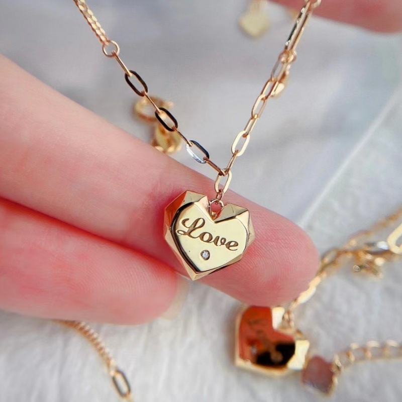 Fabricante de jóias Tuochen design de moda 18k/14k/10/9k/prata 925 pulseira estilo coração coração para mulheres