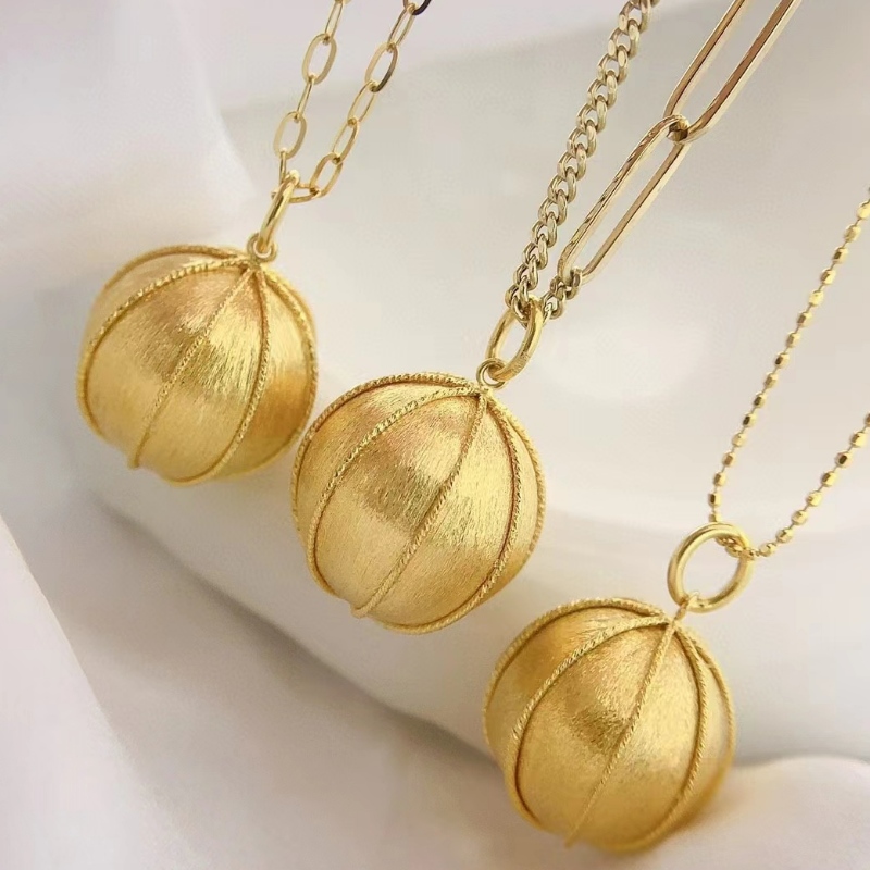 Tuochen jóias por atacadonovo design jóias 10k/14k/18k colar de colar de ouro maciço